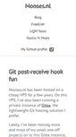 Mobile Screenshot of mooses.nl